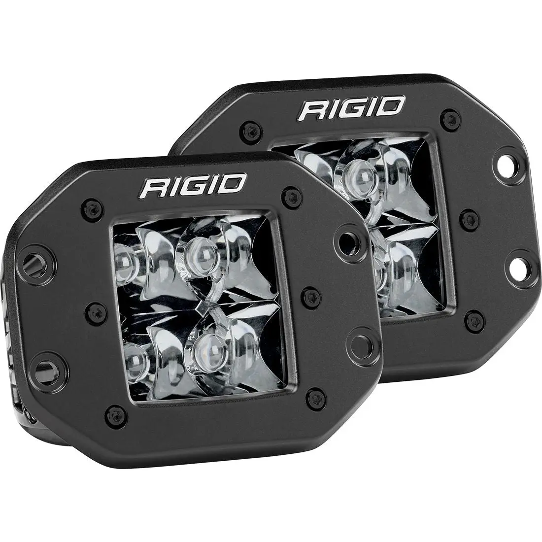 Rigid Industries D-Series Pro Spot Fm /2 Midnight  Flush Mount 1