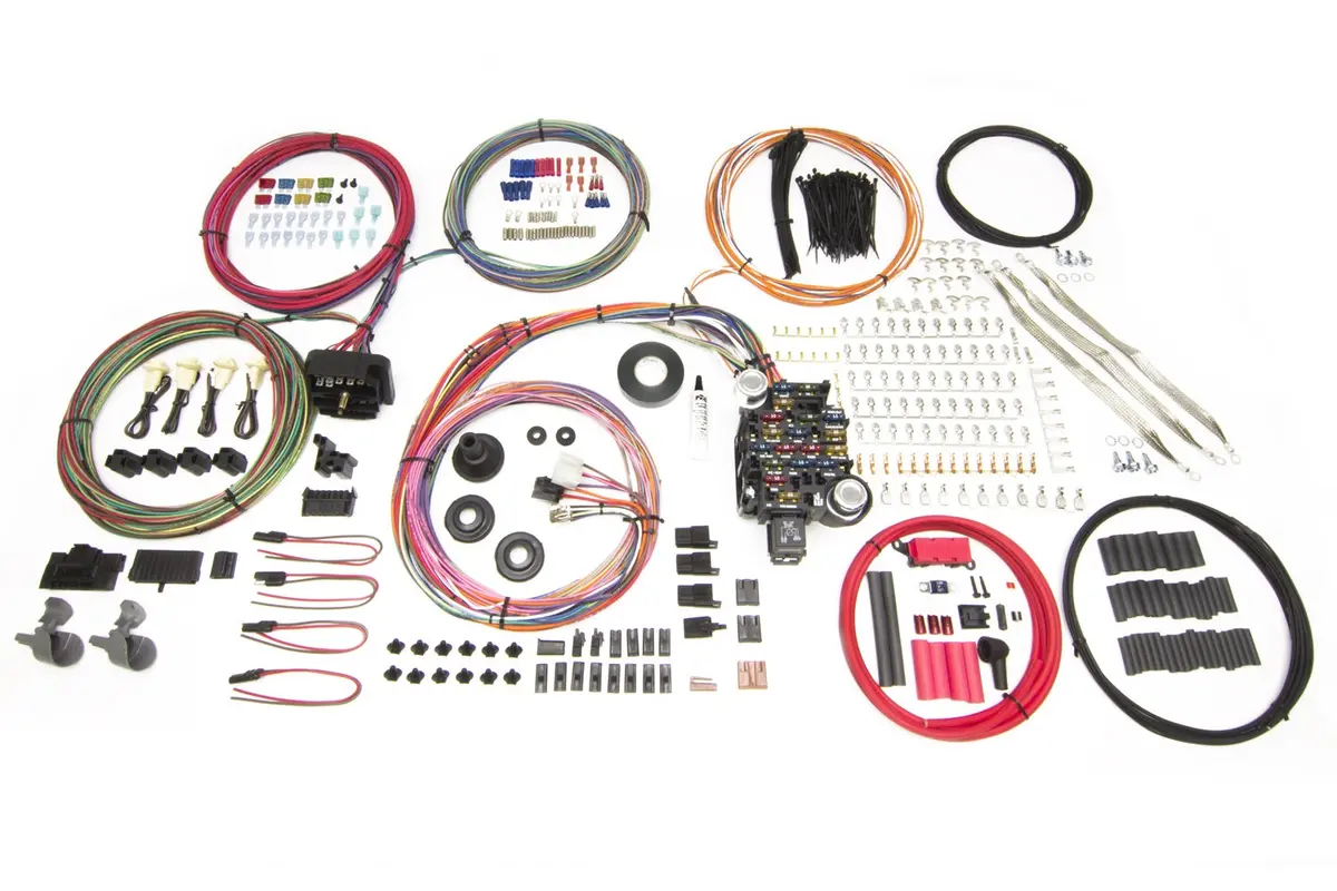 72-93 Dodge Truck Retrofit Kit With Gm Wire Harness And Adapter Plate 1
