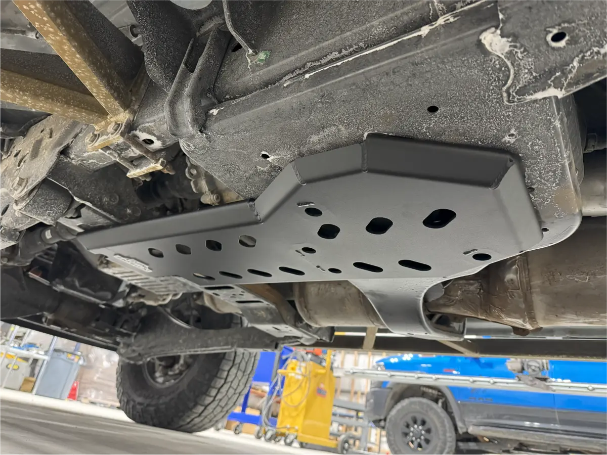 Dethloff Manufacturing Def Tank/Transfer Case Guard: 2014+ 2500/3500 1
