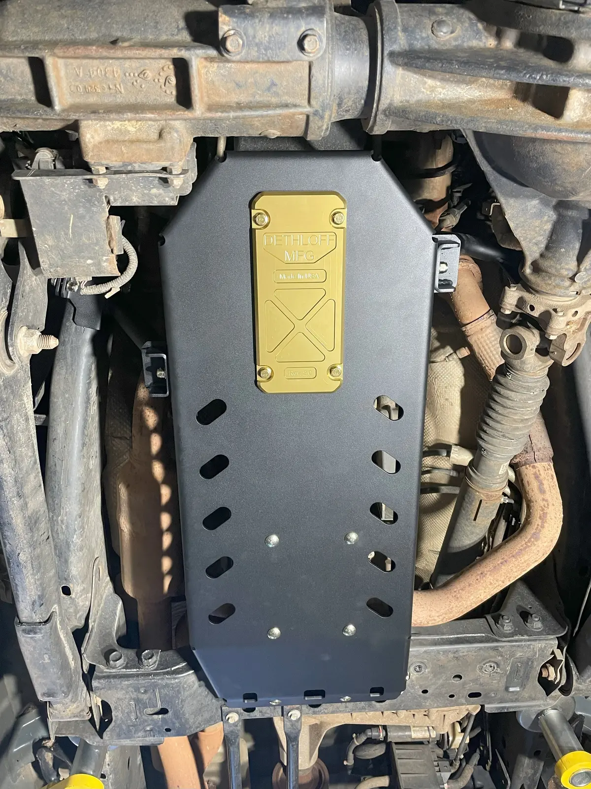 Dethloff Manufacturing Hd Engine-Transmission Armor: 2014+ Ram 2500/3500 1