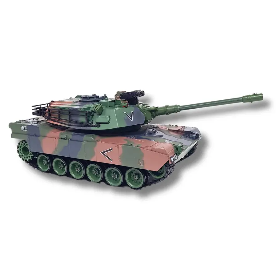 Imex 1/18 Scale Us M1a2- 2.4Ghz Rc Tank Force (Green)   (Imx18902) 1