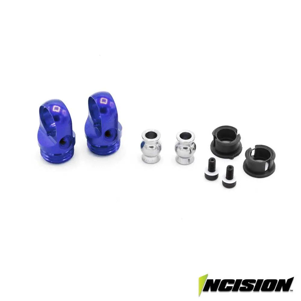 Vanquish Incision S8e Machined Aluminum Shock Cap (Blue)   (Irc00516) 1