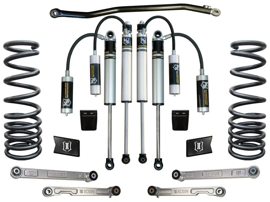 Icon Vehicle Dynamics 2003 - 2012 Dodge 2500/3500 4Wd 2.5" Suspension System - Billet Stage 3 1