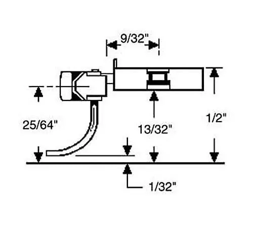 Kadee Ho Mp Coupler,9/32"Over(2Pr)    (Kad22) 1