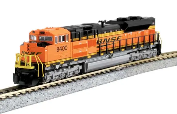 Kato Emd Sd70ace With Nose Headlight - Standard Dc -- Bnsf Railway #9079 (Orange, Black, Yellow; Wedge Logo    (Kato1768527) 1