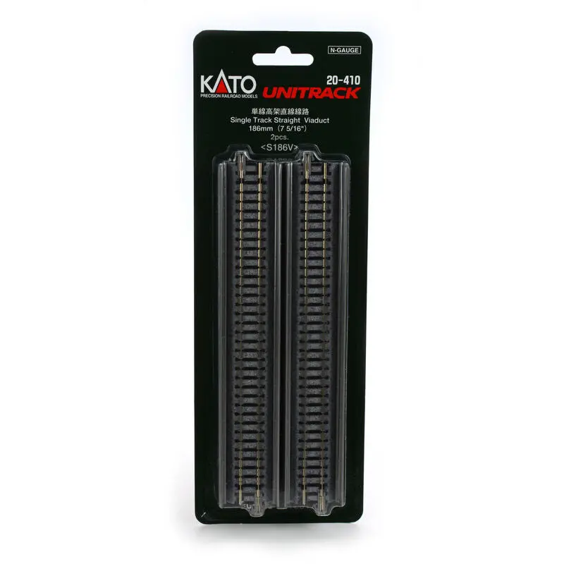 Kato N 186Mm 7-5/16" Straight Viaduct (2)   (Kat20410) 1