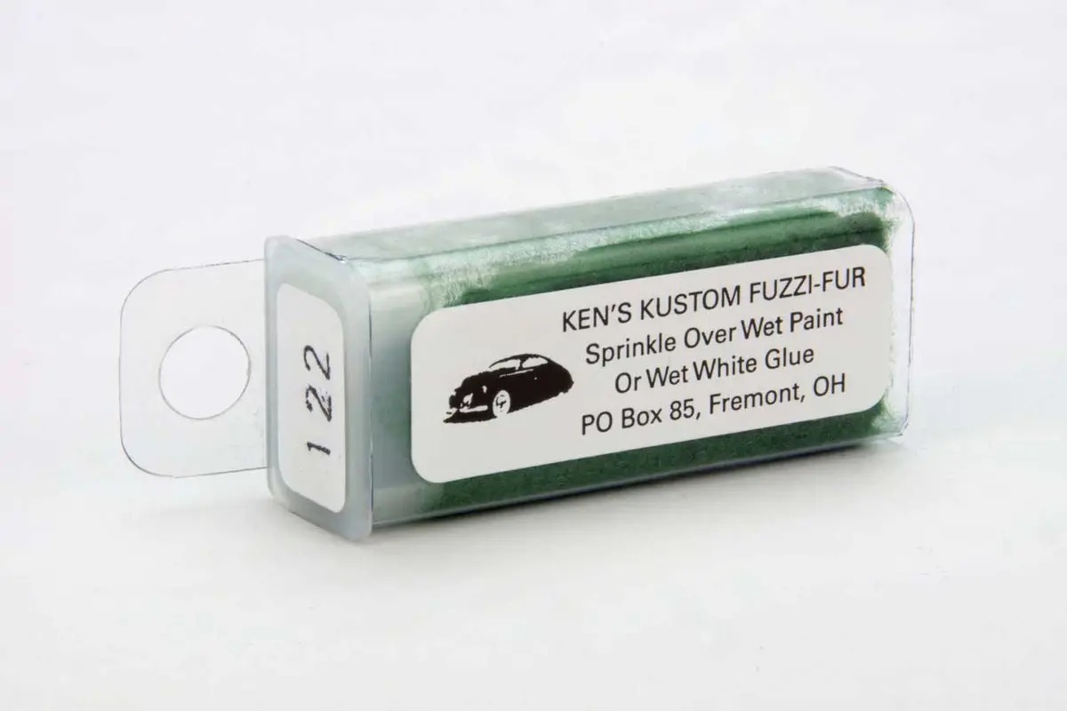 Ken's Kustom 1/24-1/25 Dark Green Fuzzi Fur   (Ken-122) 1