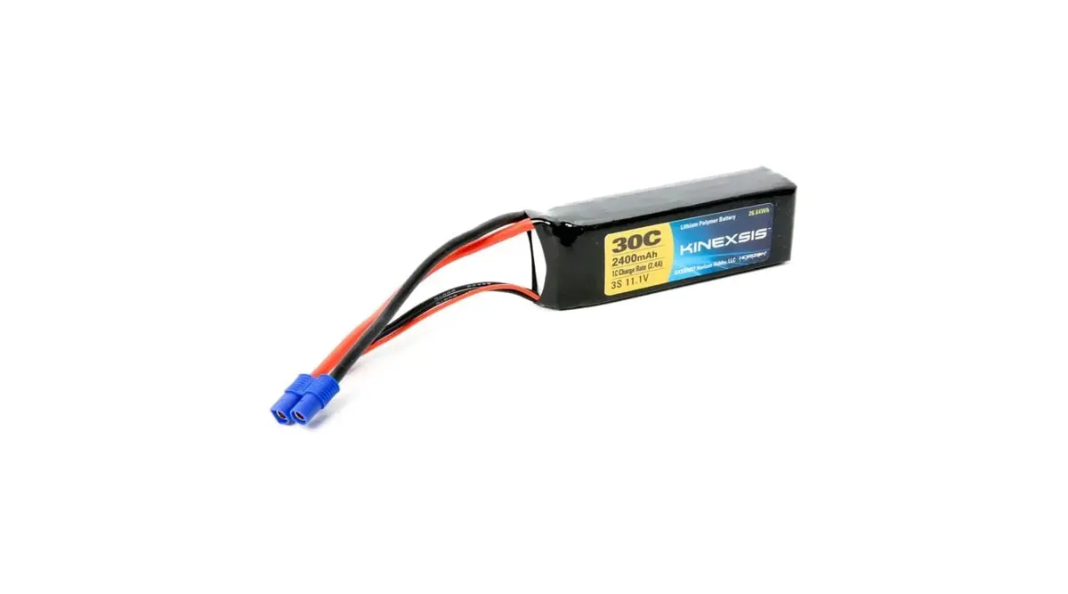 Kinexsis 11.1V 2400Mah 3S 30C Lipo, 13Awg, Ec3  (Kxsb0027) 1