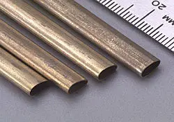 K&S 122 Brass Streamline Tube (4) (K+S122) 1