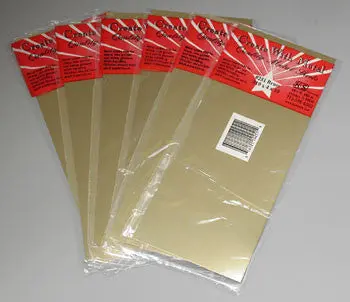 K&S Brass Sheet 4X10" .010"  (K+S251) 1