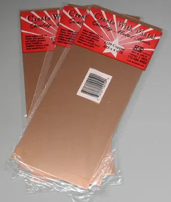K&S Copper Sheet 4X10" .025" (K+S259) 1