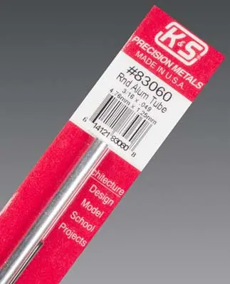 K+S Tap Alum Tube 3/16  (K+S83060) 1