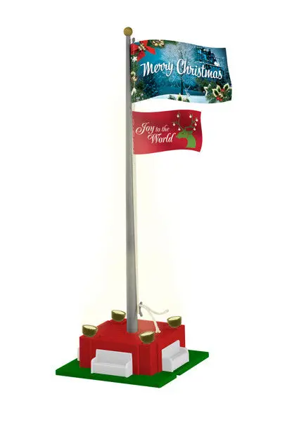 Lionel Christmas Joy Flagpole, O Scale (Lnl2129220) 1