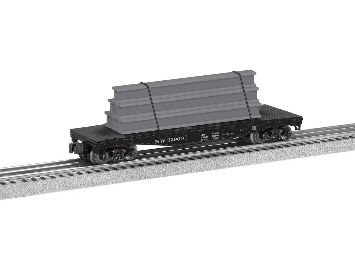 Lionel  Norfolk & Western Standard O Flatcar W/ Stakes #32900  (Lnl2143021) 1