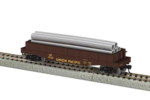 Lionel Union Pacific Gondolas W/ Pipe Load  Ho   (Lnl2454120) 1