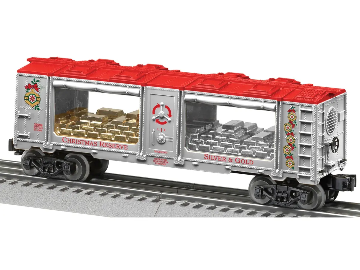 Lionel Christmas Mint Silver And Gold Car (Lnl629699) 1