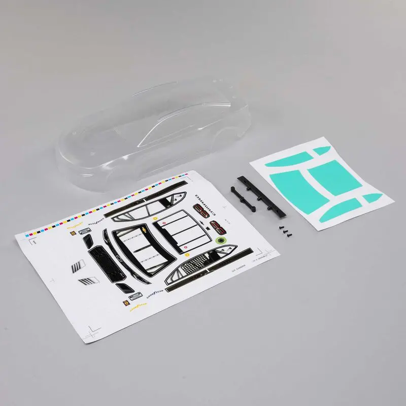 Losi 1/12 Nascar 2024 Chevy Camaro Body (Clear)   (Los-1938) 1