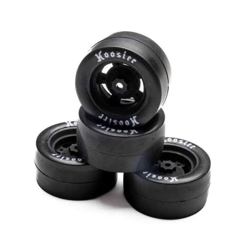 Losi Hoosier Mounted Tires, Medium (4): Grom Alm   (Los-3779) 1