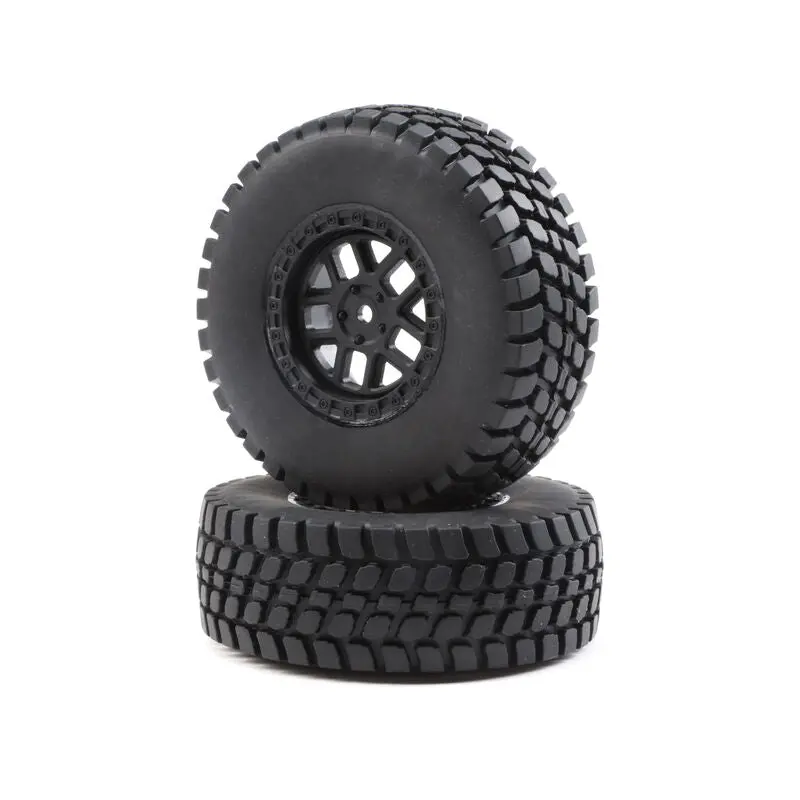 Losi 1/10 Alpine Front/Rear 2.2/3.0 Pre-Mounted Tires, 12Mm Hex (2): Baja Rey   (Los43025) 1