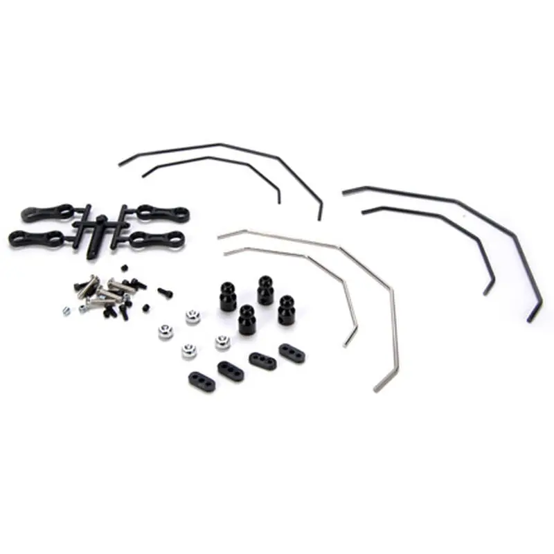 Losi Front/Rear Sway Bar Kit: 10-T (Losb2222) 1
