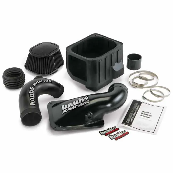 Ram-Air Cold-Air Intake System, Dry Filter For Use With 2004-2005 Chevy/Gmc 6.6L, Lly 1
