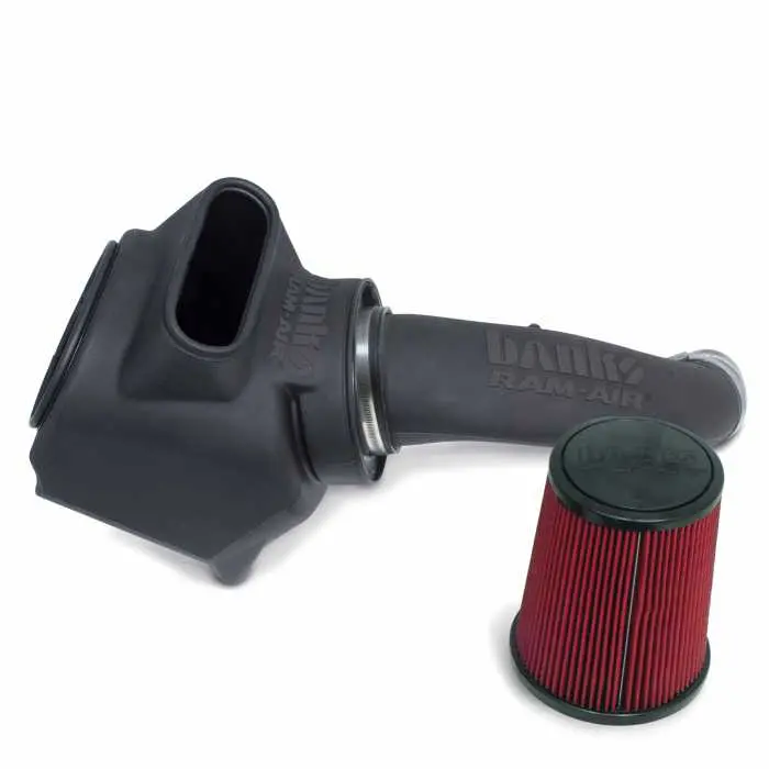 Ram-Air Intake System Deletes Stock Resonator, Includes Oiled Filter For 2017-2019 Chevy/Gmc 2500 L5p 6.6L 1