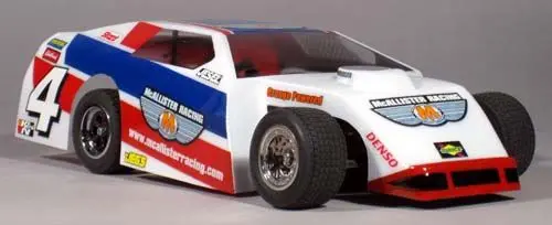 Mcallister 1/18Th Heartland Imca Mod Clear Body With Decals, Requires Painting  (Mca274) 1