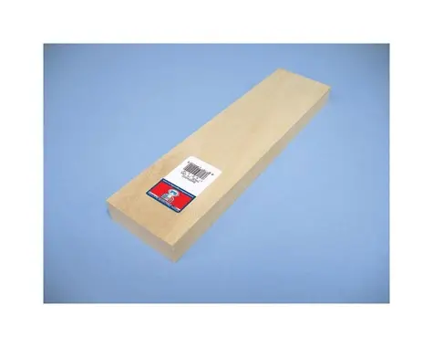Basswood Block 1" X 3" X 12" (Mid4429) 1