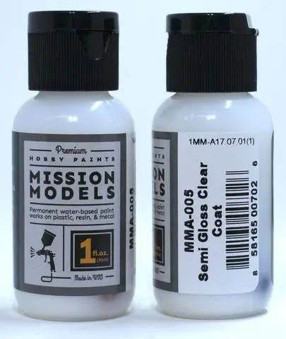 Mission Models Gloss Clear Coat  (Miomma006) 1