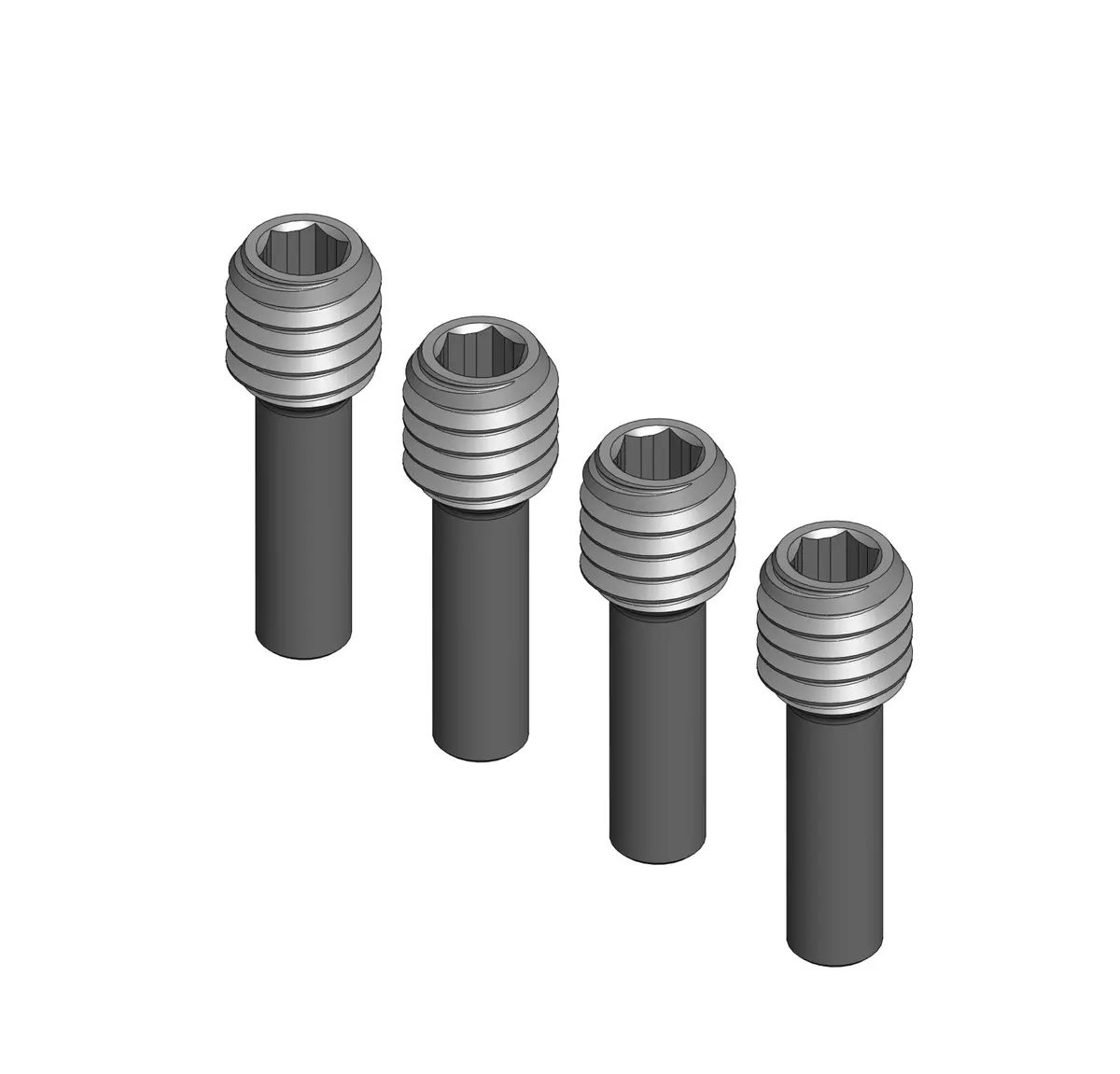 Mip - Moore's Ideal Products Shss, M4 X 12Mm Pin Screw (4)   (Mip99120) 1