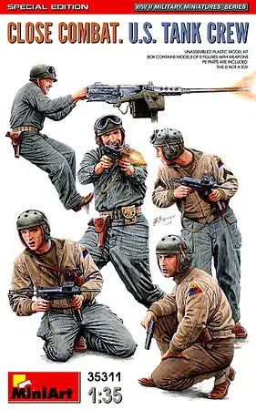 Mini Art 1/35 Wwii Close Combat Us Tank Crew (Sp. Ed) (Mna35311) 1