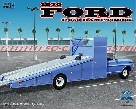 Moebius 1/25 1970 Ford F350 Ramp Truck   (Moe-2588) 1
