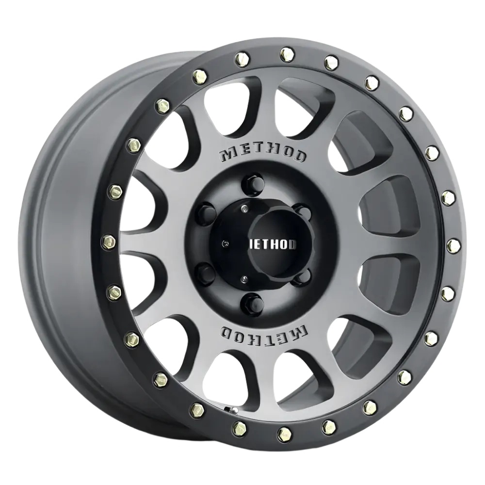 Method Race Wheels 305 | Nv | Titanium - Matte Black Lip 1
