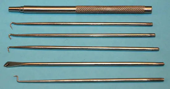 Model Expo 5 Pc. Ss Spring Hook Set With Knurled Handle (Mt1005) 1