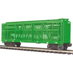 Mth Steel Sided Stock Car  Burlington   (Mth2094527) 1