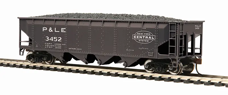 Mth 70-Ton Quadruple Hopper Car - Pittsburgh & Lake Erie   (Mth8575042) 1