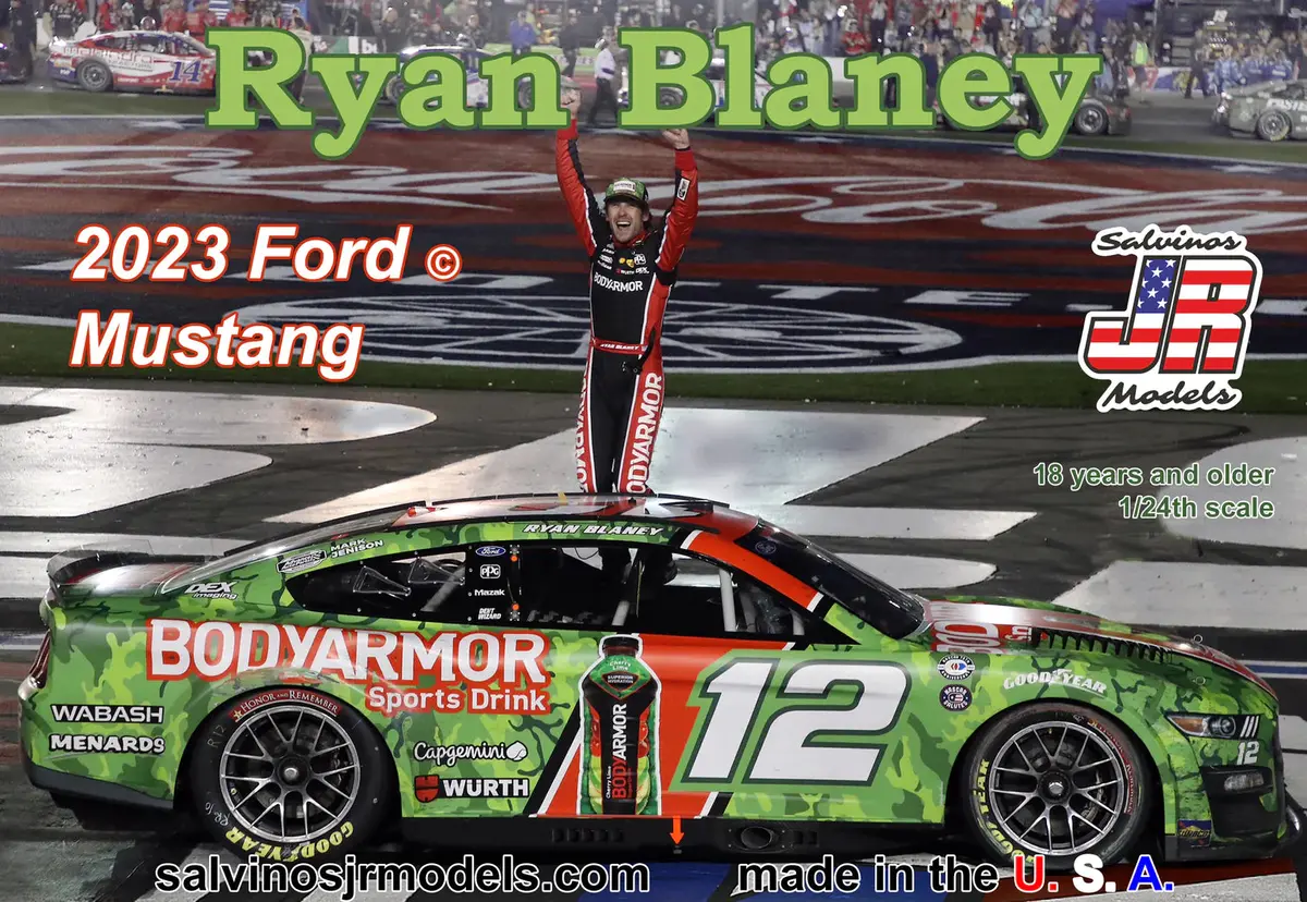 Salvino Team Penske, Ryan Blaney 2023 Ford Mustang "600 Winner"  (Pf2023rbc) 1