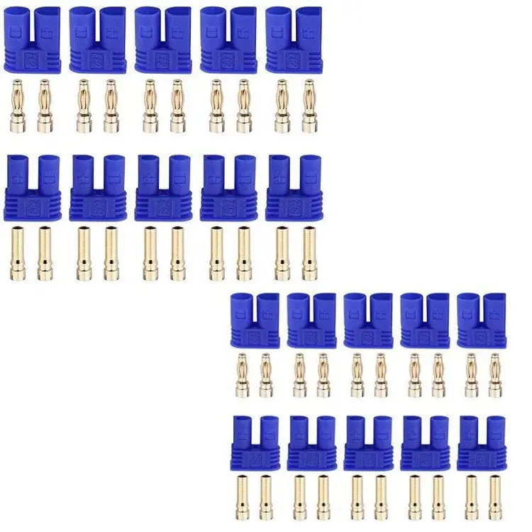 Power Hobby Ec2 Male / Female Plugs    (Phb5073) 1