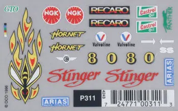 Pinecar Stinger Decal  (Pin311) 1