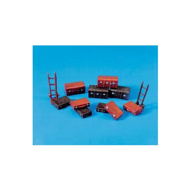 Peco Ho Trucks/Suitcases & Trolley Sack Truck (12)  (Ppc5062) 1