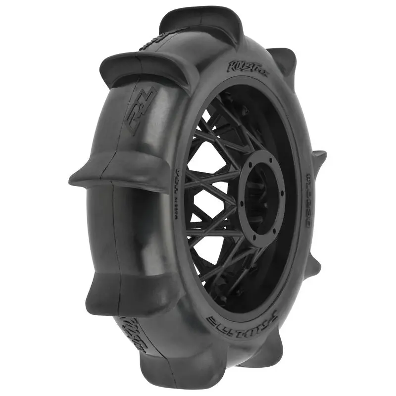 Pro-Line 1/4 Roost Mx Sand/Snow Paddle Rear Tire Mtd Black (1)   (Pro1023810 1