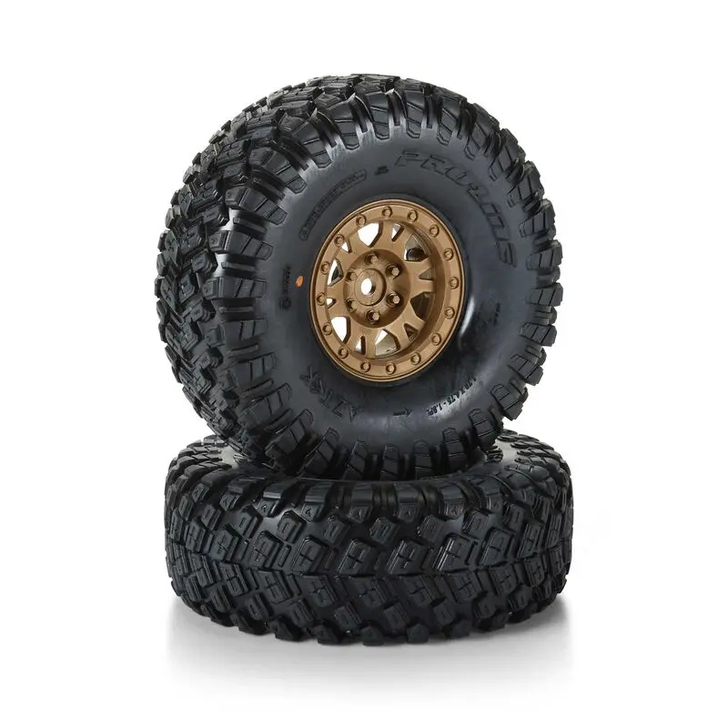 Pro-Line 1/10 Limited Edition Aztek G8 1.9" Crawler Tires Mounted 12Mm Bronze Impulse (2)   (Pro1025415) 1