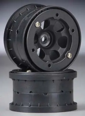 Pro-Line Epic 2.2" Black/Black Bead-Loc F Slash (2) (Pro2704-02) 1