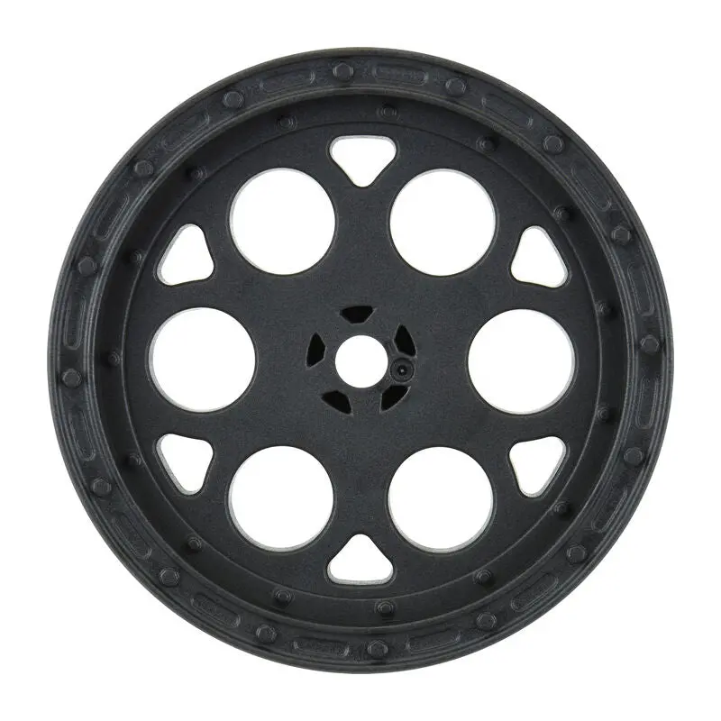 Pro-Line Showtime 2.2" Sprint Car Rear Sprint Wheels (Black) W/12Mm Hex    (Pro278303) 1