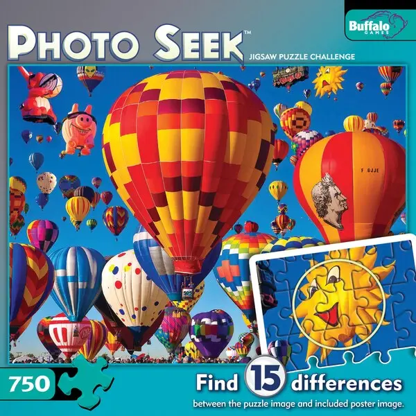 Photo Seek Hot Air Balloons Jigsaw Challenge 750-Piece Puzzle  (17033) 1