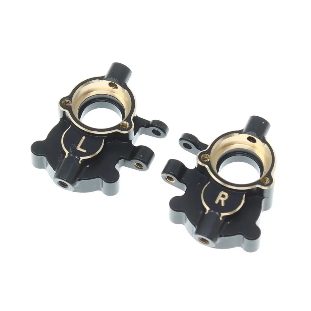 Redcat Racing Ascent-18 Brass Inner Portal Covers (Black) (2)   (Rer30386) 1