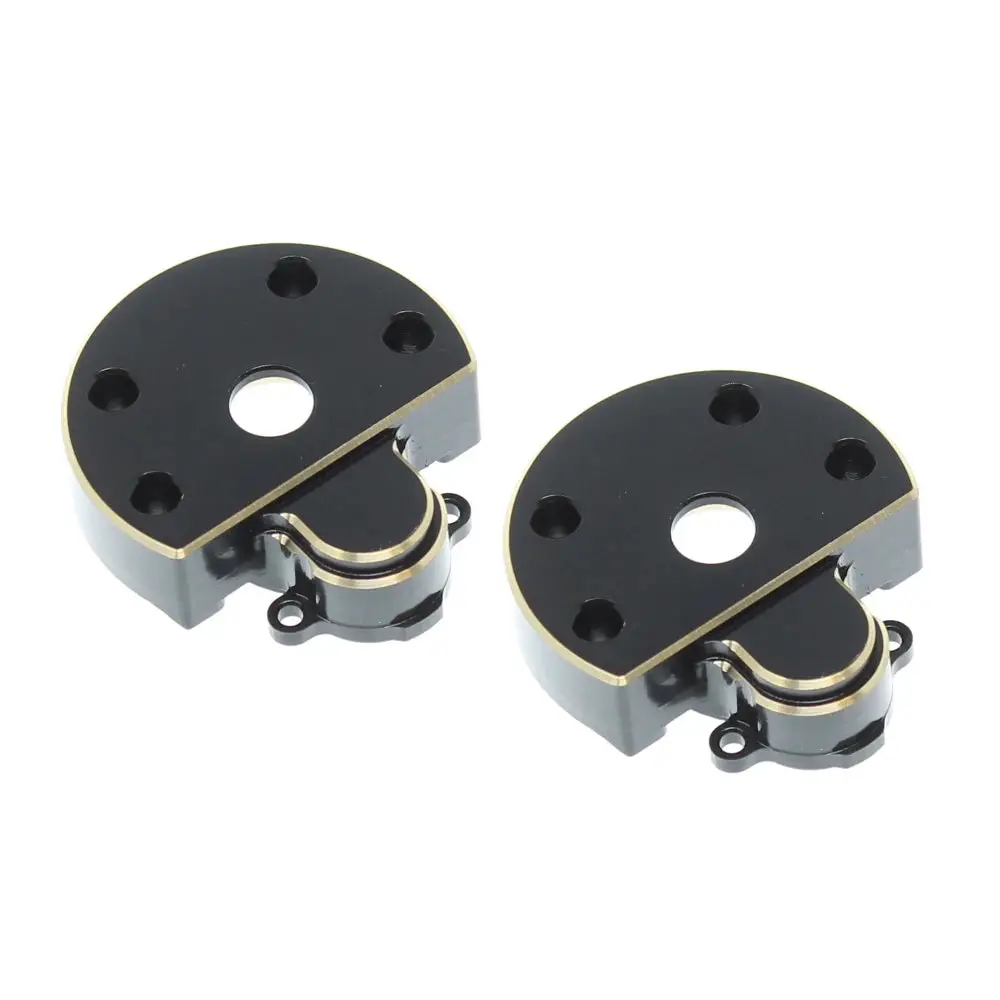 Redcat Racing Ascent Brass Outer Portal Covers (Black) (2) (104G)    (Rer30684) 1