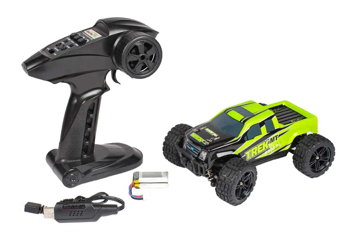 Rage Rc Mini Trek Mt 1/24 Rtr - Green (Rgrc2490) 1