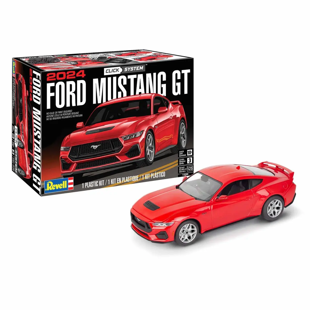 Rmx 1/25 2024 Ford Mustang Gt Model Kit, Click-System   (Rmx145869090) 1