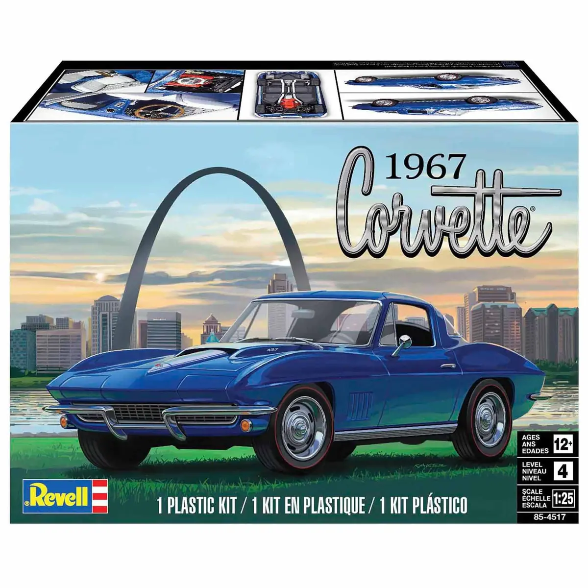 Revell 1/25 67 Corvette Coupe     (Rmx854517) 1